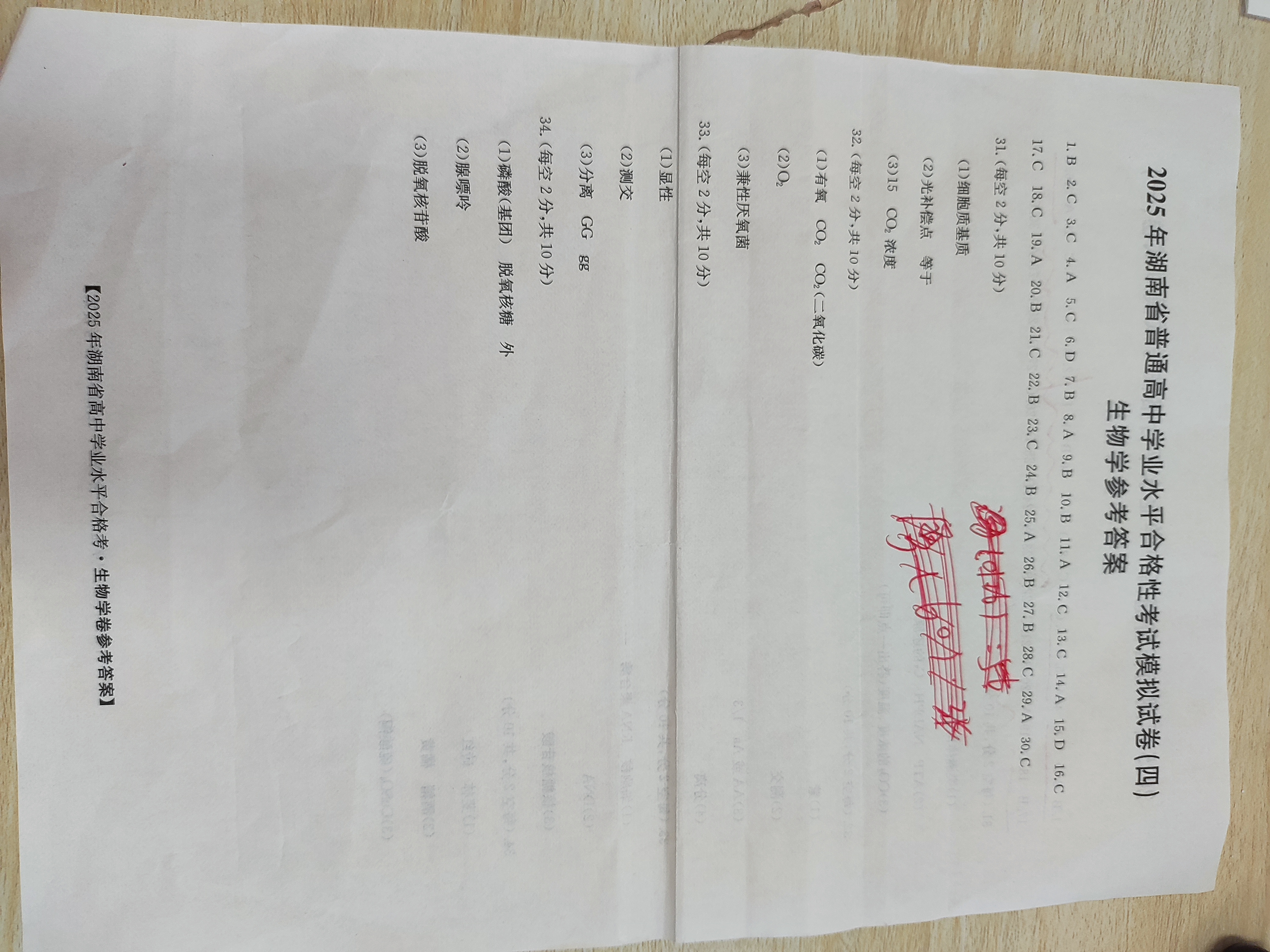 高三2026届高考滚动检测卷(六)6生物试题